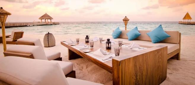 卓美亚JV网红滑梯,马代开放后的度假时光可以这么过12