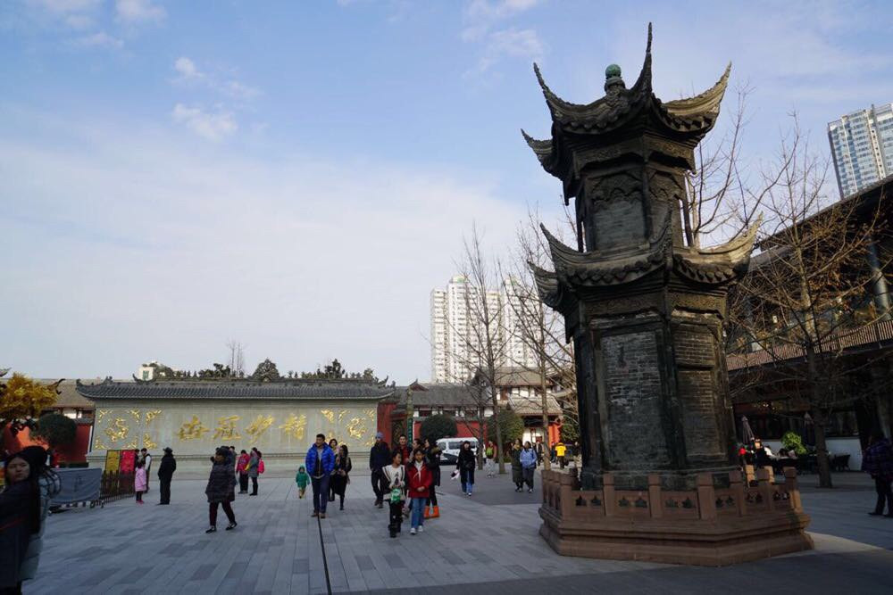 成都大慈寺是来成都不得不游的古寺2