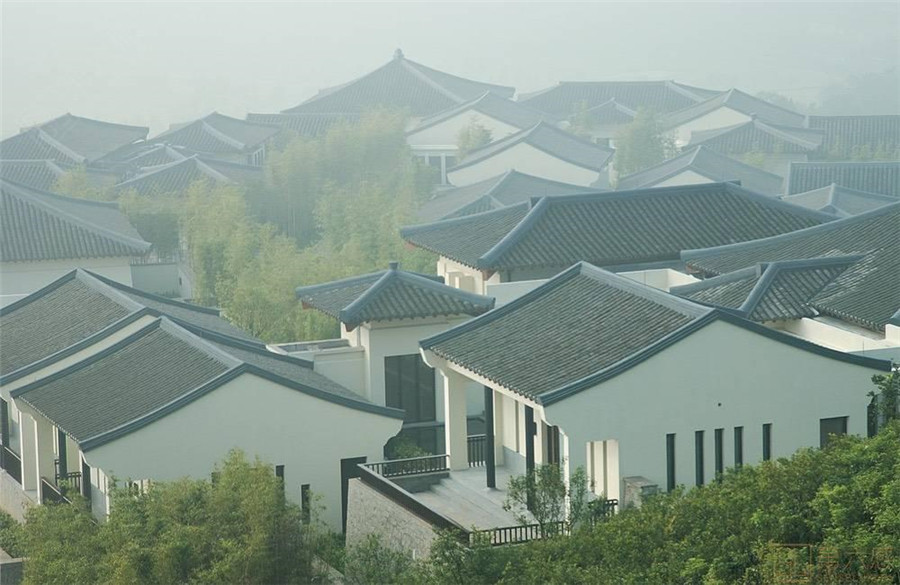 在人间天堂的杭州选一栋别墅欣赏朦胧烟雨2