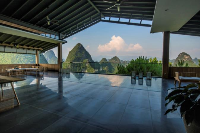 阳朔画山云舍 | 闲看庭前花开花落,漫随天外云卷云舒6