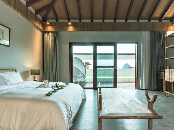 阳朔画山云舍 | 闲看庭前花开花落,漫随天外云卷云舒12