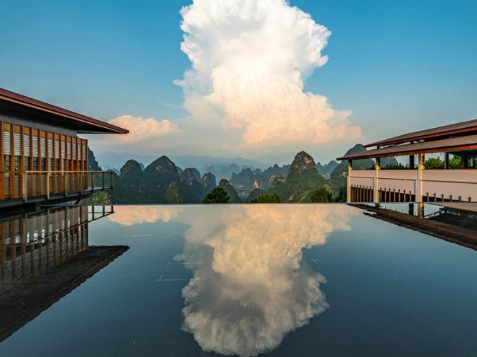 阳朔画山云舍 | 闲看庭前花开花落,漫随天外云卷云舒10