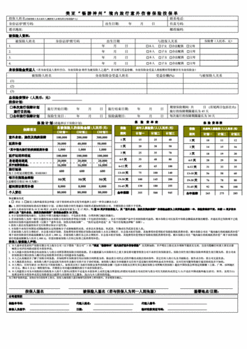 美亚境内旅游保险(美亚旅游保险如何退)1