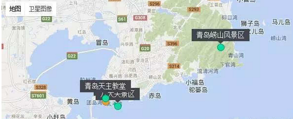 青岛旅游地图查询1