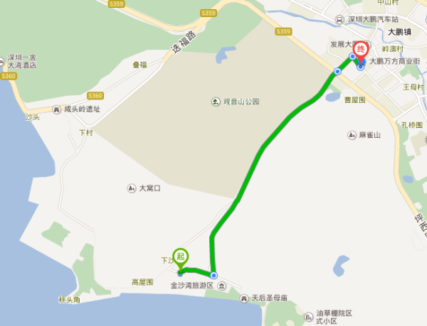 深圳旅游景点简易地图(深圳周边旅游景点大全)1