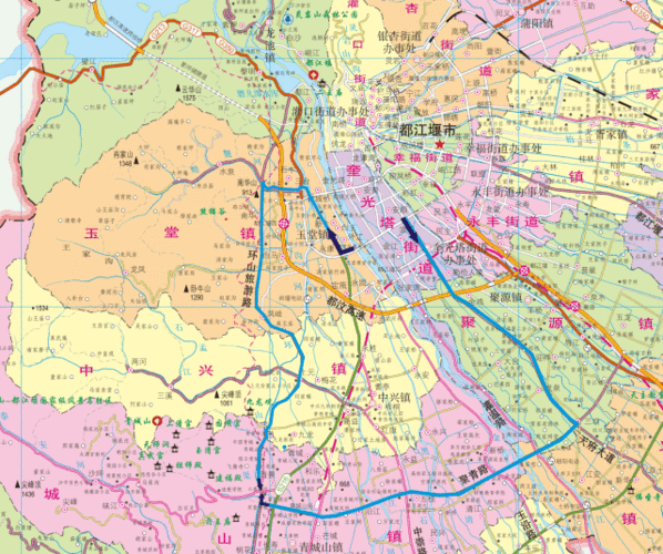 街子古镇旅游地图(安仁古镇旅游地图)1
