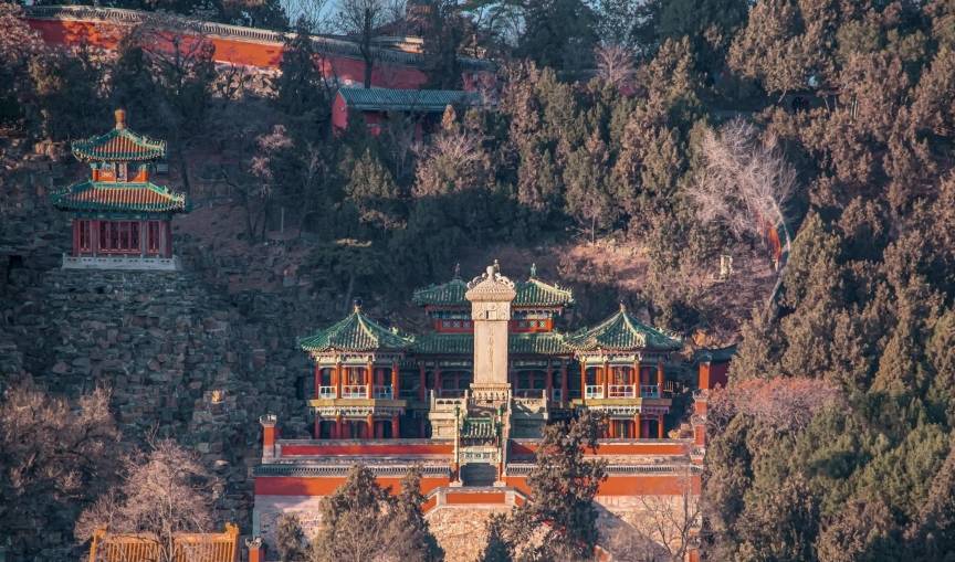 原创 冬游颐和园——观燕山日落，赏金光穿洞6