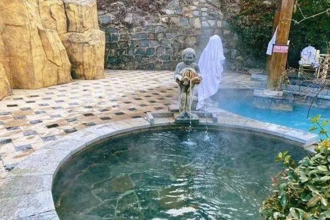 原创 引唐代御封温泉水资源，泰山温泉城打造60多个特色山景温泉泡池7