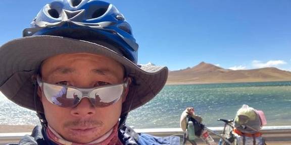 原创 单车独闯新藏线D8，出新入藏，甜水海老兵站到死人沟37