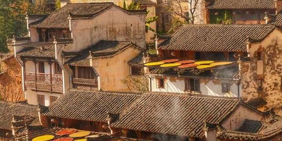 原创 眼前最热门旅游地,当然是江西婺源篁岭,但是人山人海有啥意思?14