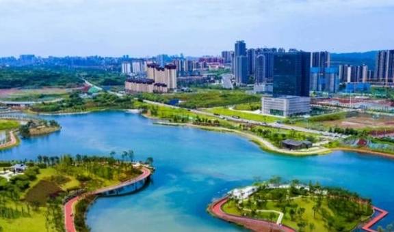 原创 泸州新建公园实现华丽转身,唯一湿地公园商住区,或成四川新地标4