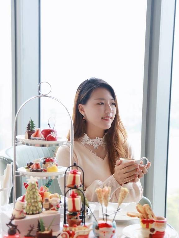 原创 福州最高的星空酒廊下午茶,榕城江景尽收眼底,你来过吗?8