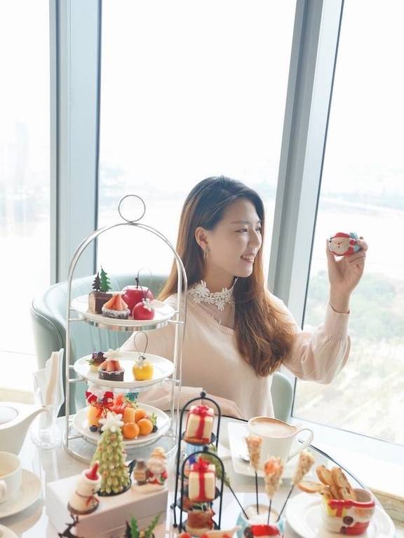 原创 福州最高的星空酒廊下午茶,榕城江景尽收眼底,你来过吗?9