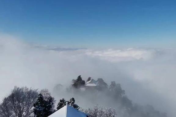 原创 来终南山南五台赏雪、悟雪10