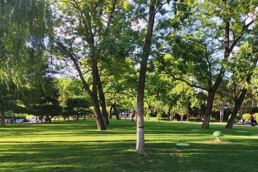 原创 德胜门外一线的两座现代公园,一座欧式一座日式1