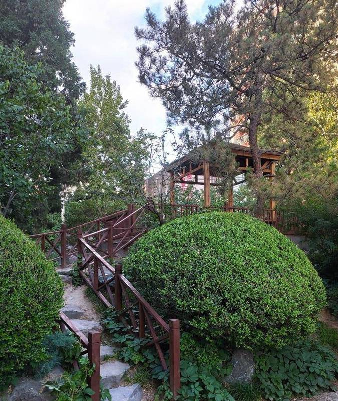 原创 德胜门外一线的两座现代公园,一座欧式一座日式13