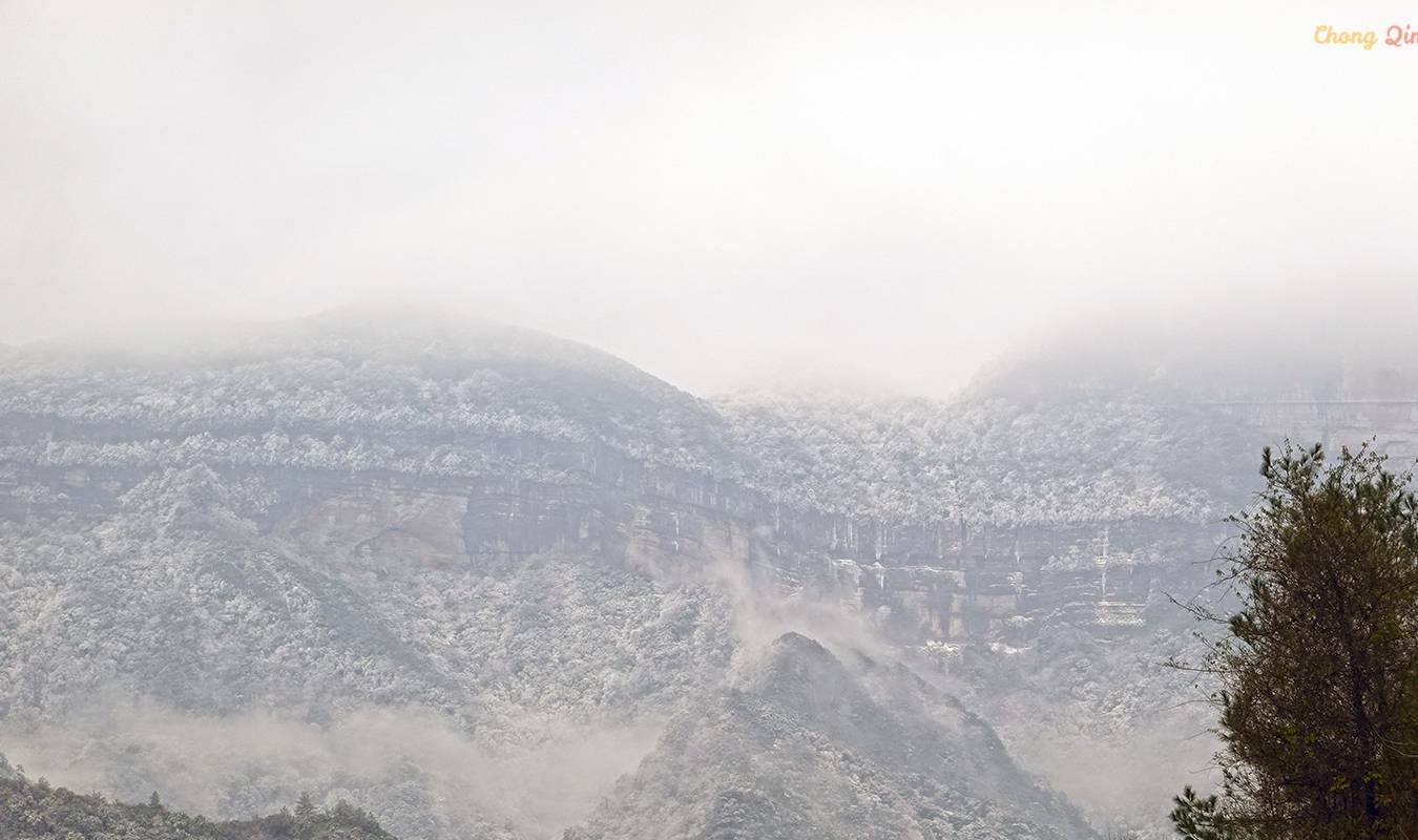 原创 重庆难得的滑雪胜地,冬日里的金佛山,南方人也能看雪了2