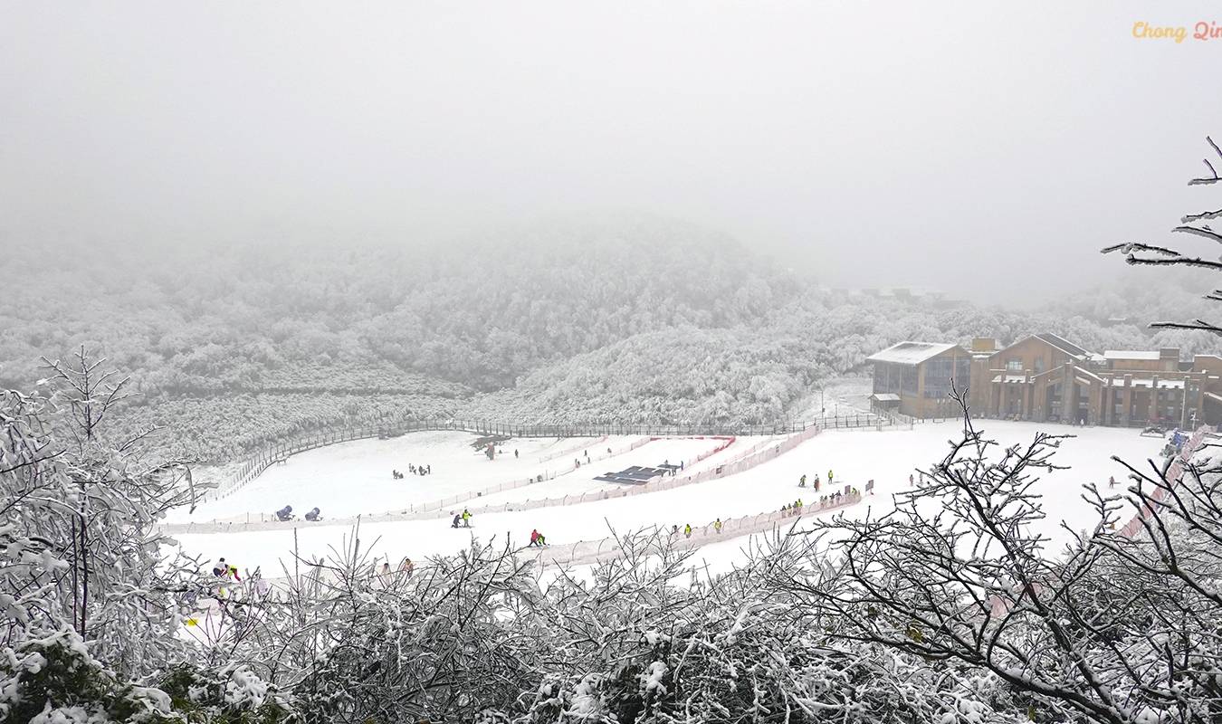原创 重庆难得的滑雪胜地,冬日里的金佛山,南方人也能看雪了10
