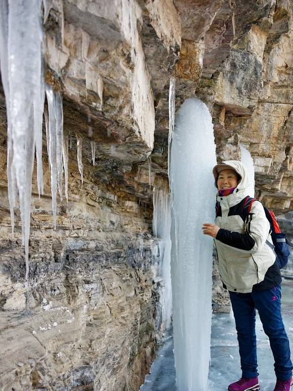 原创 气温-24℃,70年来同期最低,济南山区现“滴水成冰”奇观5