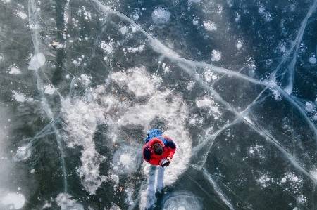 原创 自驾游山东海拔最高村泰安蒿滩村,欣赏天然形成的冰瀑奇观14