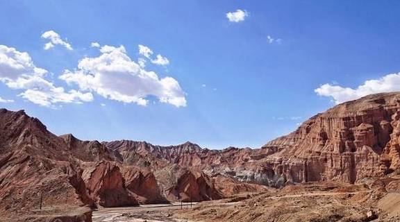 原创 位于新疆的这个峡谷，颜色如火，可媲美美国羚羊谷5