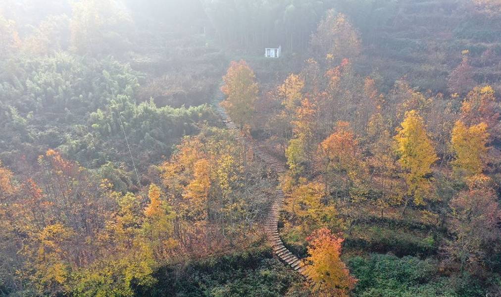 原创 燕窝和林山古道环线，古道古村，还有水库风光3