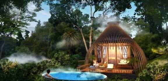 原创 春节不加价含景区门票!山巅私汤随心泡,睡进仙气飘飘的半山腰鸟巢7