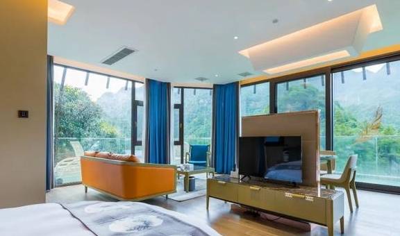 原创 春节不加价含景区门票!山巅私汤随心泡,睡进仙气飘飘的半山腰鸟巢12