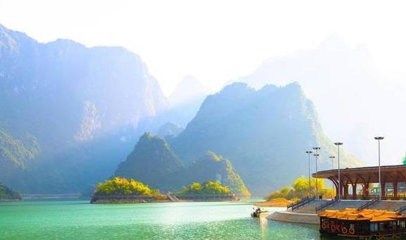 原创 航拍广西的“东湖”，这里有星罗棋布的岛屿，民俗风情也超浓厚4