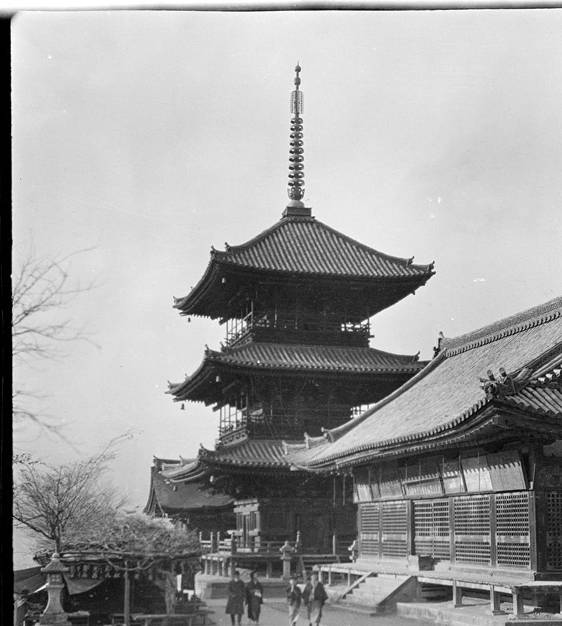 老照片 百年前的日本京都清水寺 京都最古老的寺院3