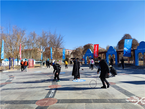 敦煌宝石花冬奥文化广场正式投入使用3