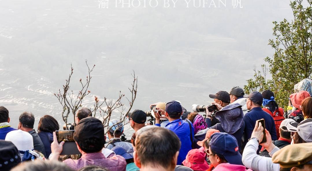 从建水开车到元阳看梯田夕阳,可惜却只看到人头、遗憾与安全隐患7