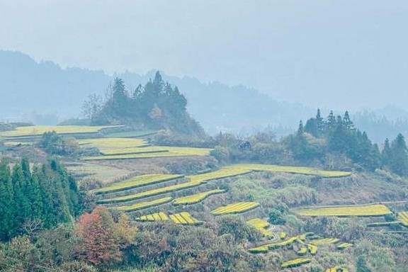 我与浙江坑根石寨相遇在云雾缭绕中9