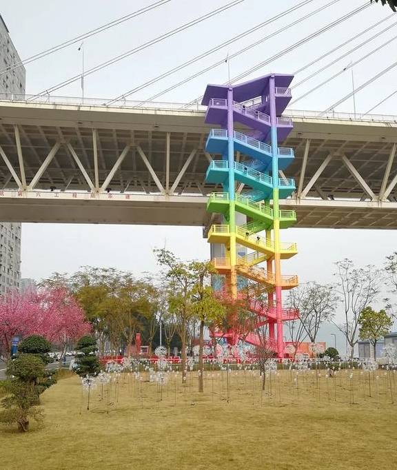 谁还没去？江津网红新地标“彩虹天梯”，已刷爆朋友圈13