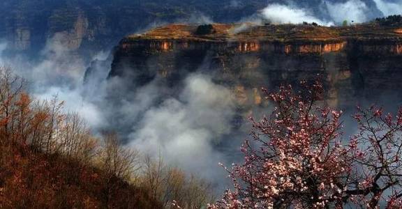 惊蛰至 雷声起 桃花开,太行大峡谷还你不一样的春天11