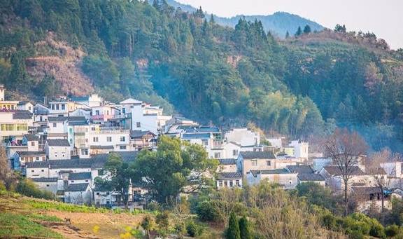 安徽歙县有一座古村落,这里有云海里的油菜花,清晨宛若仙境6