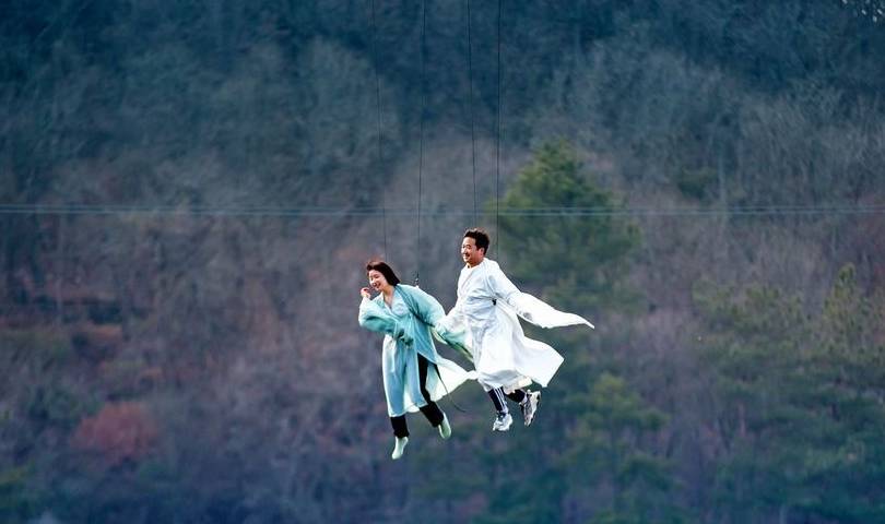 黄陂新趣：“神雕侠侣”在空中遨游 “小神女”比“大仙”更潇洒8