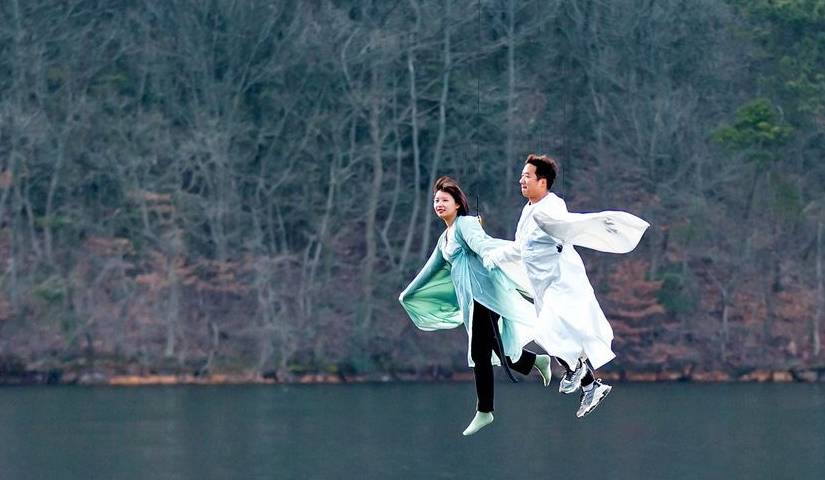 黄陂新趣：“神雕侠侣”在空中遨游 “小神女”比“大仙”更潇洒9