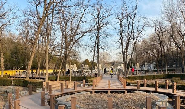 原创 冬季的北京圆明园,安逸清净,充满了荒凉,有人说这样才好看1