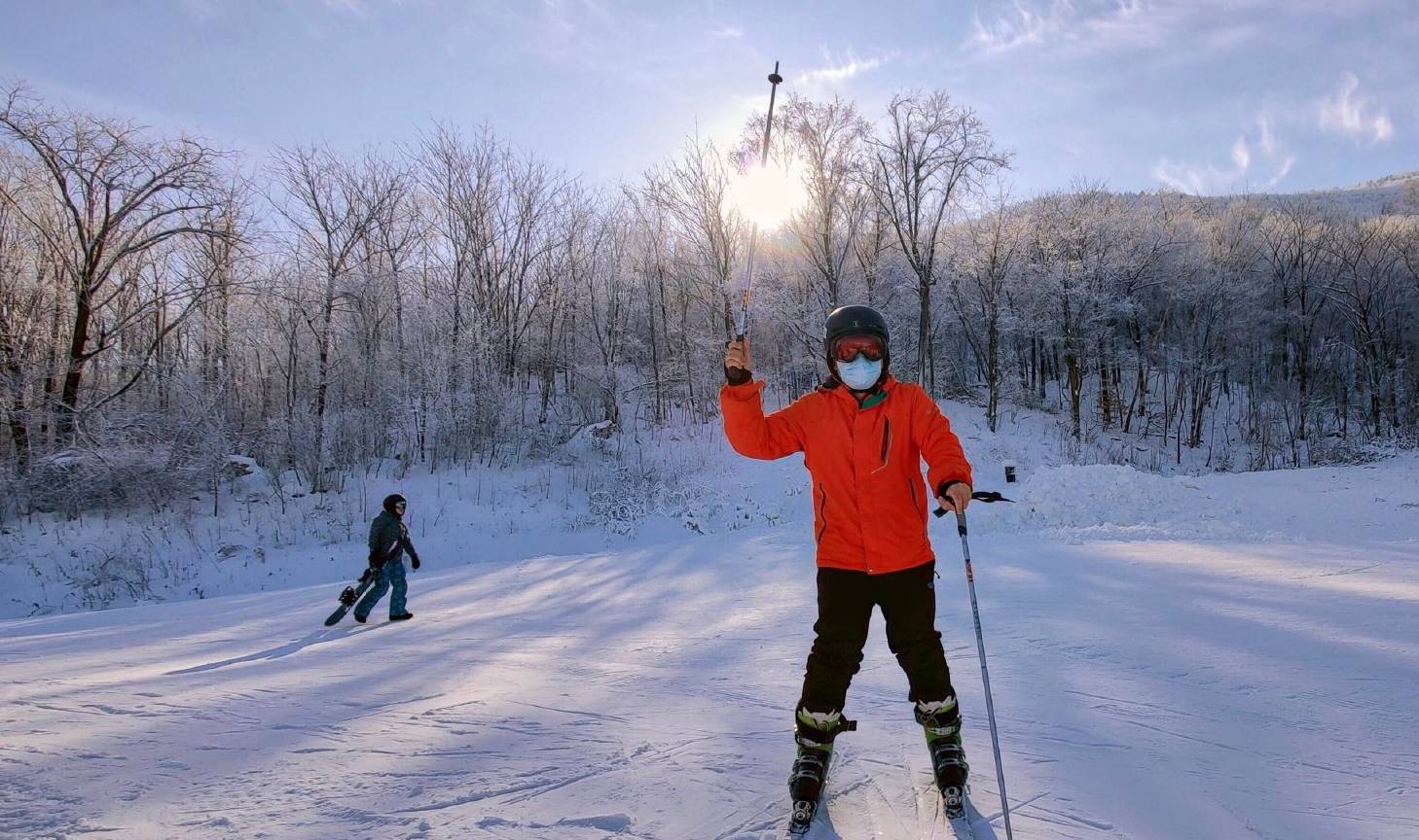 原创 吉林滑雪巨好玩,这个雪场雪道好雪质佳,滑雪体验不比瑞士差9