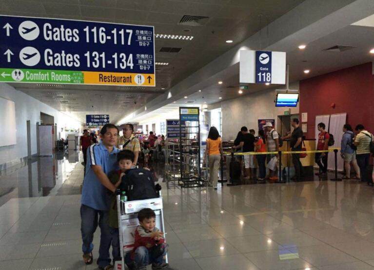 菲律宾开放少量外国人开放后 宿务机场限制每日入境1000人3