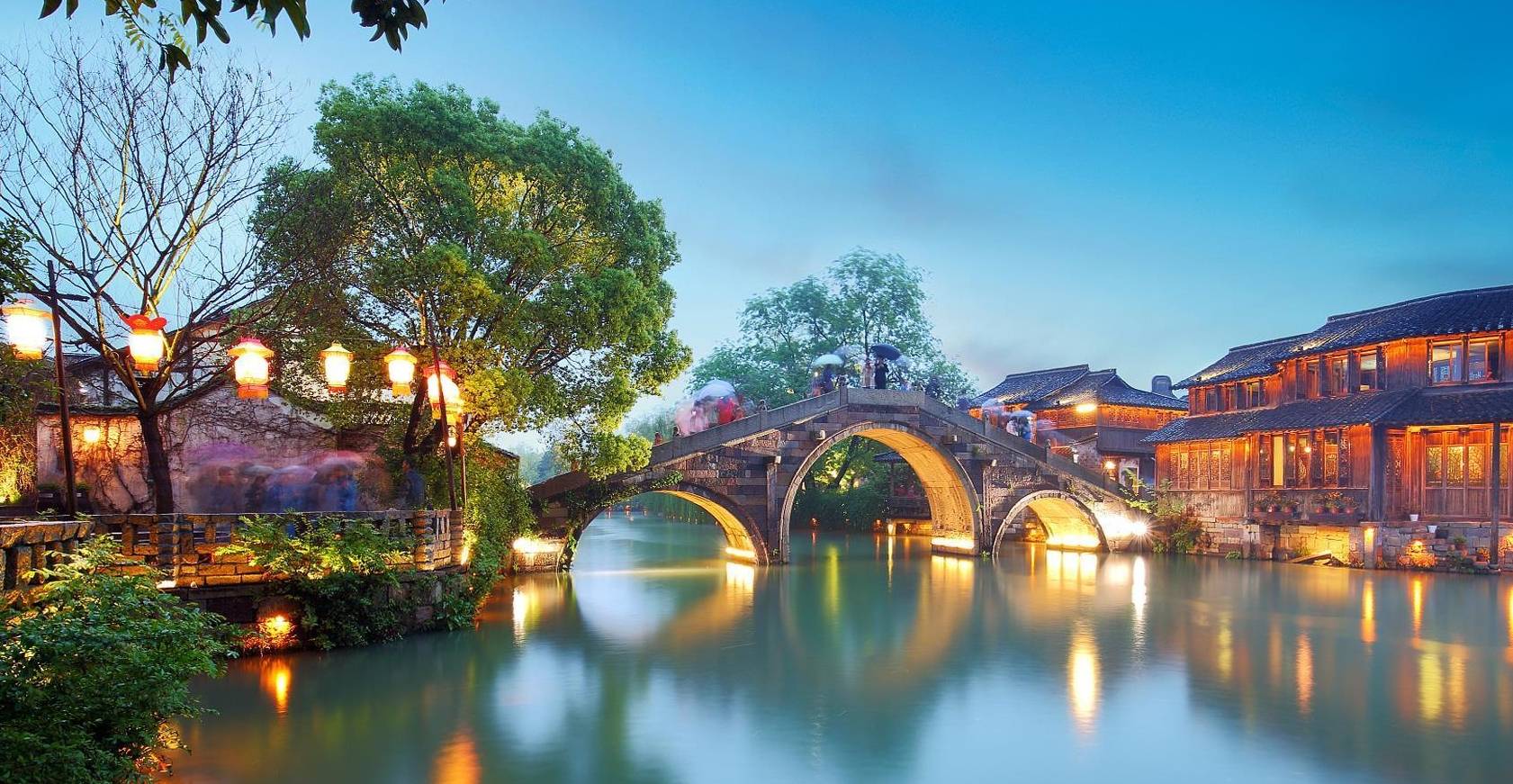 原创 杭州一处人造主题公园,参考《清明上河图》而建,占地约300亩1