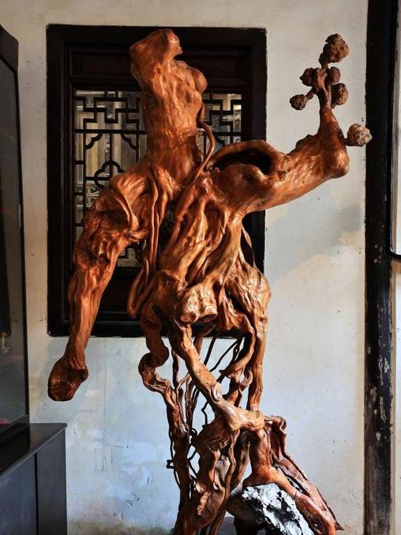 原创 5A古镇里的明代园林，根雕天下一绝，主人有官不做当隐士5