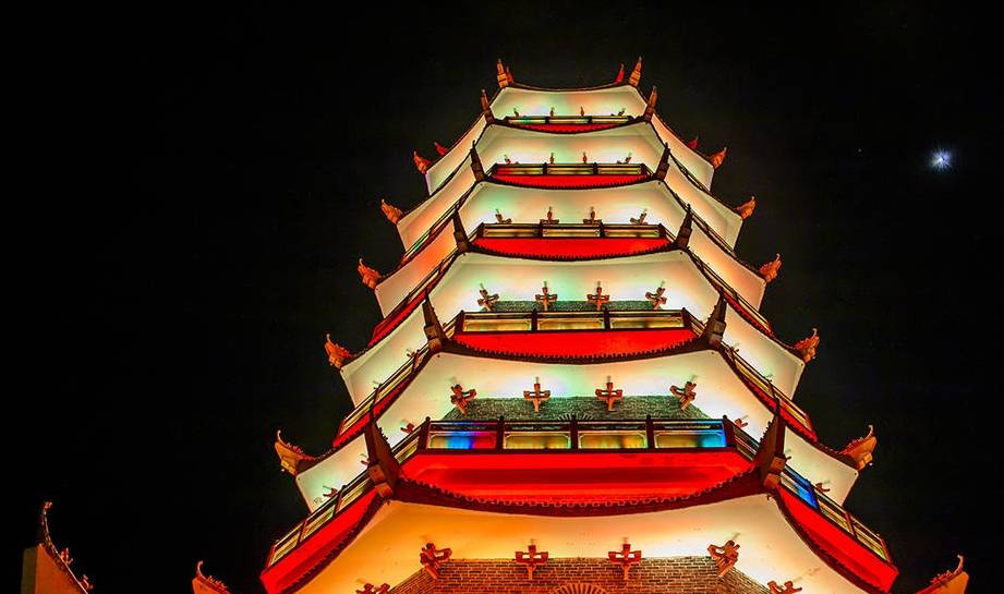 原创 江西赣州全南夜色，古色古香灯火阑珊，只等你来4