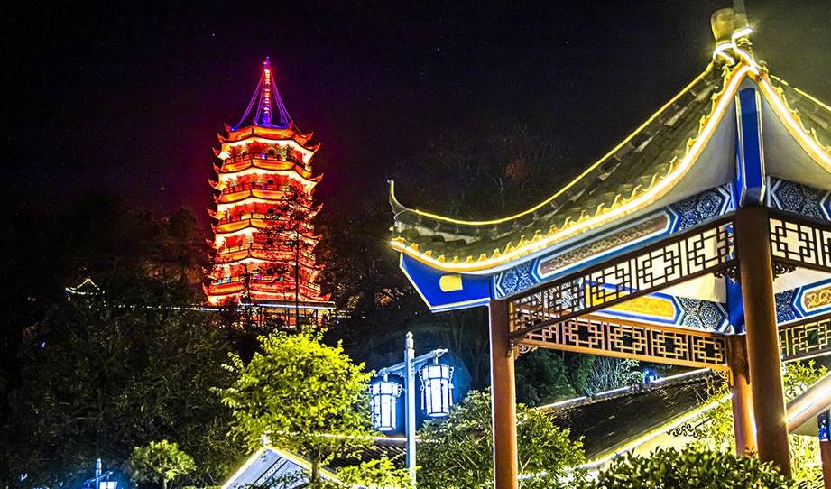 原创 江西赣州全南夜色，古色古香灯火阑珊，只等你来5
