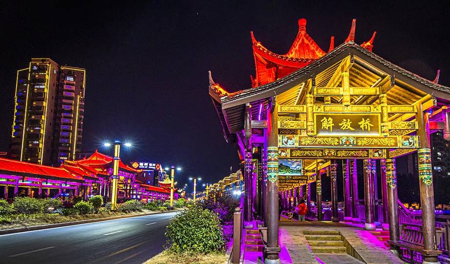 原创 江西赣州全南夜色，古色古香灯火阑珊，只等你来14