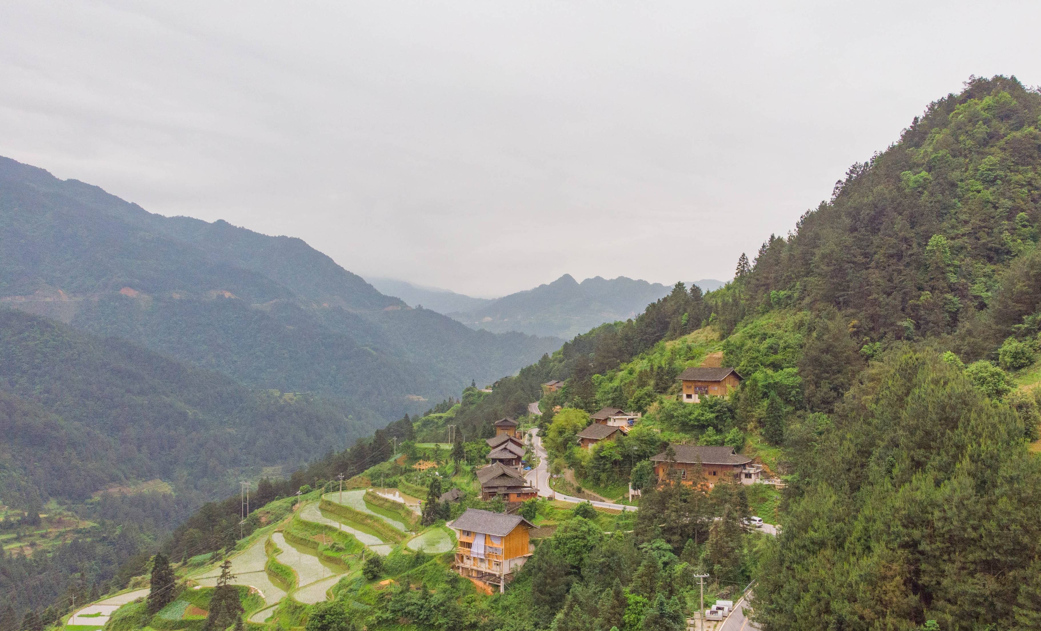 原创 贵州大山深处的苗族聚集地，村民热情淳朴、风景很美，却不为人知2