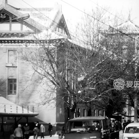 原创 80年代末长春老照片:年轻人在舞厅里搂抱 大爷在路边看卫生宣传1