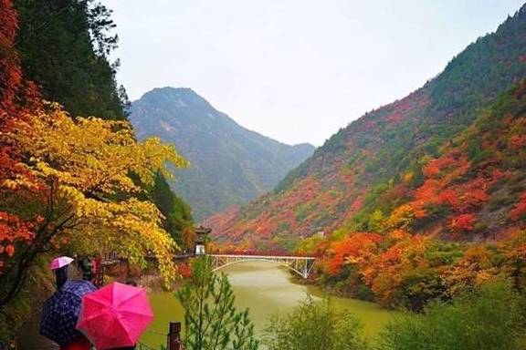 原创 逃离城市的雾霾天,到宝鸡凤县灵官峡景区“吸氧、洗肺”吧!9