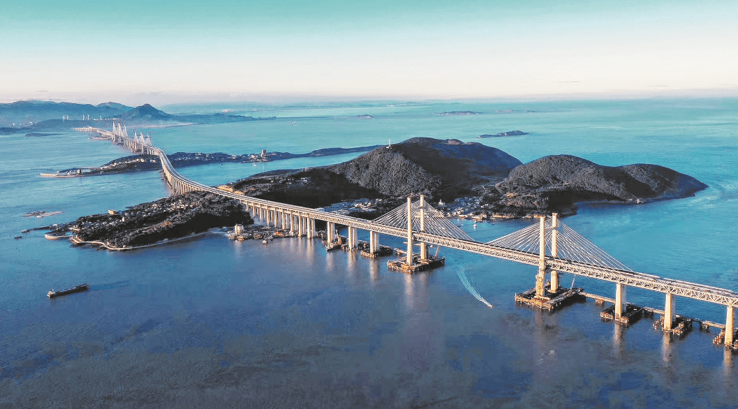 平潭海峡大桥,中国桥梁建设超级工程,世界最长跨海峡公铁大桥2